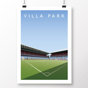 Aston Villa Villa Park Doug Ellis/Holte End Poster, 2 of 8