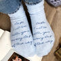 Personalised Thinking Of You Snug Socks, thumbnail 2 of 5