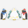 Biscuiteers Hand Iced Christmas Penguin Letterbox Biscuits, thumbnail 2 of 3