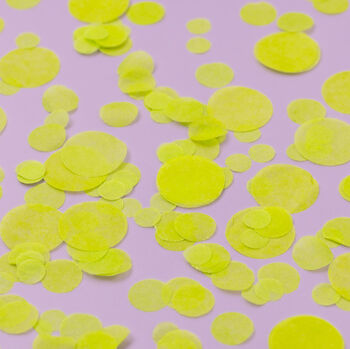 Lime Green Wedding Confetti | Biodegradable Confetti, 4 of 6