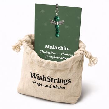 Malachite Guardian Angel Keepsake Protection Gift, 2 of 3