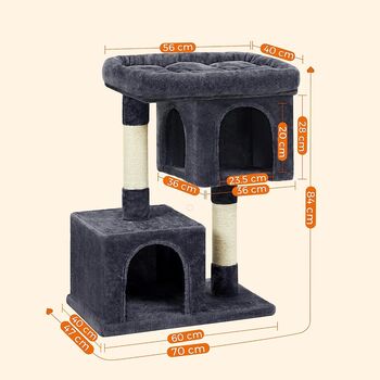 Cat Tree With Sisal Scratching Posts And Plush Condos, 10 of 10