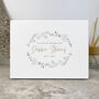 Personalised Wreath Cremation Urn For Ashes | One.09 Litres, thumbnail 2 of 10