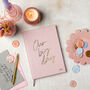 Personalised Linen Wedding Notebook, thumbnail 2 of 7
