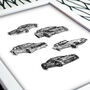Jaguar Cars Collage, thumbnail 3 of 3