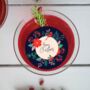 Personalised Christmas Edible Wafer Drink Toppers, thumbnail 2 of 3