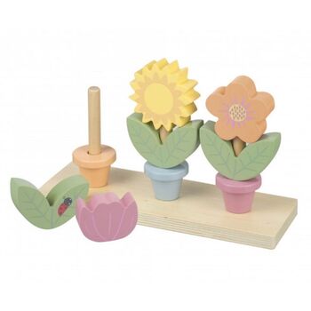 Wooden Stacking Flower Pots, 3 of 6