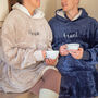 Personalised Oversized Sherpa Style Hoodie, thumbnail 4 of 11