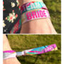 Team Bride Multicoloured Hen Party Wristbands, thumbnail 7 of 10