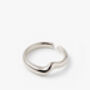 Silver Wave Ring, thumbnail 2 of 5