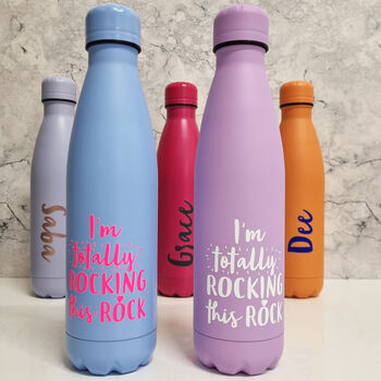 Totally Rocking That Rock Personalised Water Bottle, 7 of 9