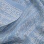 Cashmere Baby Blanket In Blue, thumbnail 4 of 7