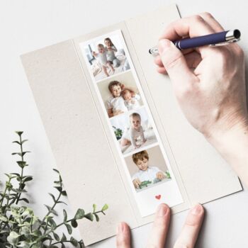 Personalised Mother's Day Photo Booth Strip Card, 4 of 5