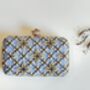 Jordan Periwinkle Embroidered Purse In A Gift Box, thumbnail 6 of 7