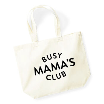 Busy Mama's Club Mum Stuff Tote Bag, 3 of 6