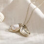 Personalised Mussel Shell And Pearl Necklace, thumbnail 2 of 9