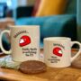 Personalised Daddy And Me Watching F1 Mugs, thumbnail 2 of 7