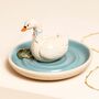 Swan Ring Holder And Trinket Dish, thumbnail 1 of 2