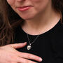 9ct White Gold Heart Locket With Rays Of Sunlight, thumbnail 1 of 6