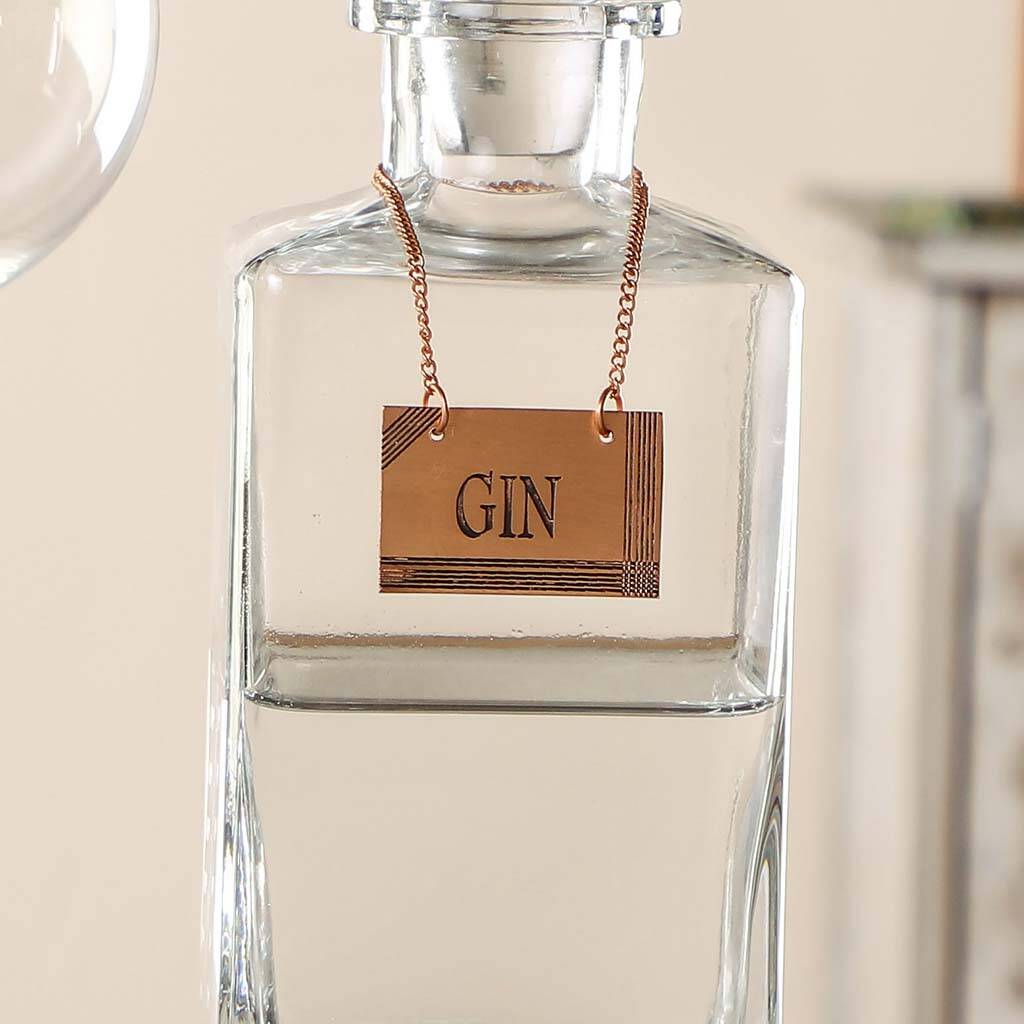 Personalised Luxury Gin Decanter Gift By Dibor