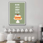 No One Likes A Soggy Bottom Kitchen Print, thumbnail 4 of 4