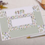 A4 Origami Writing Paper That Folds Into An Envelope With Meadow Flower Design, thumbnail 4 of 5