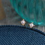 Sterling Silver 'One Of A Kind' Pearl Earring Studs, thumbnail 6 of 7