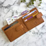 Tan Leather Wallet With Rfid Technology, thumbnail 3 of 4