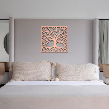 Timeless Tree Wood Wall Art: Intricate Branch Design, 4 of 8