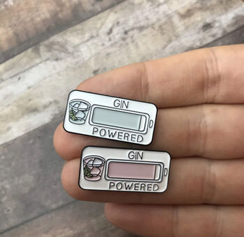 Gin Powered Enamel Pin, 2 of 5