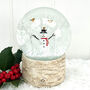 Christmas Snowy Globe With Snowman, thumbnail 1 of 2