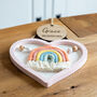 Personalised New Baby Gift Heart Nursery Sign, thumbnail 2 of 5
