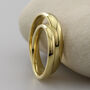 18ct Gold Polished Court Matching Wedding Ring Set, thumbnail 1 of 5