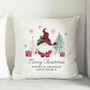 Personalised Christmas Cushion Christmas Home Decor, thumbnail 2 of 6