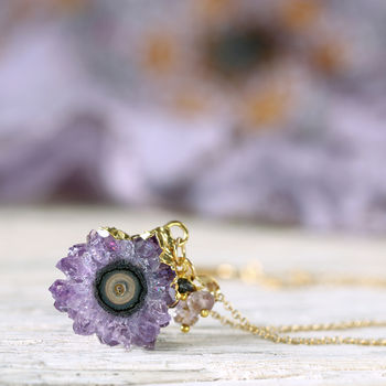 Amethyst, Gold And Diamond Chain Necklace, 6 of 12