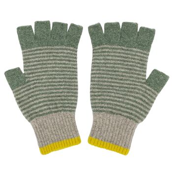 Men's Lambswool Gloves And Fingerless Mitts, 4 of 12