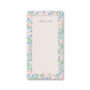 To Do List Notepad, Jotter Periwinkle Floral Design, thumbnail 1 of 9