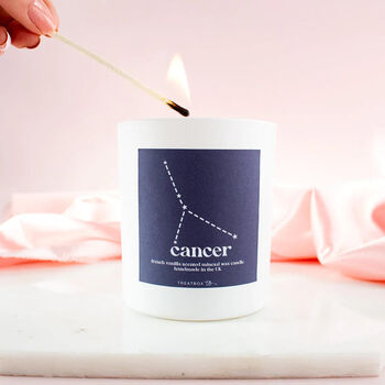 Personalised Star Sign French Vanilla Scented Candle, 11 of 12