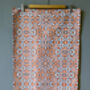 Orange Flower Tea Towel | 100% Cotton | Made In The UK, thumbnail 6 of 12