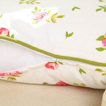 Helmsley Blush Large Floral Scatter Cushion, 3 of 3