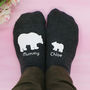 Personalised Polar Bear Mummy Socks, thumbnail 3 of 8
