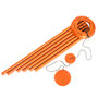 Personalised 30 Inch Sunset Orange Wind Chime For Garden Decoration, thumbnail 3 of 11