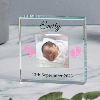 New Baby Glass Token For New Parents, 4 of 5