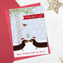 Sausage Dog 'To The One I Love' Personalised Xmas Card, thumbnail 2 of 4