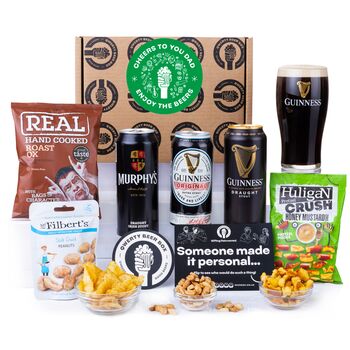 Father's Day Guinness Irish Stout And Premium Snack Beer Gift Hamper, 3 of 12
