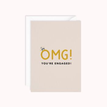 Omg You're Engaged Card, 2 of 3