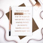 Engagement Card In Rose Gold Foil, thumbnail 2 of 4