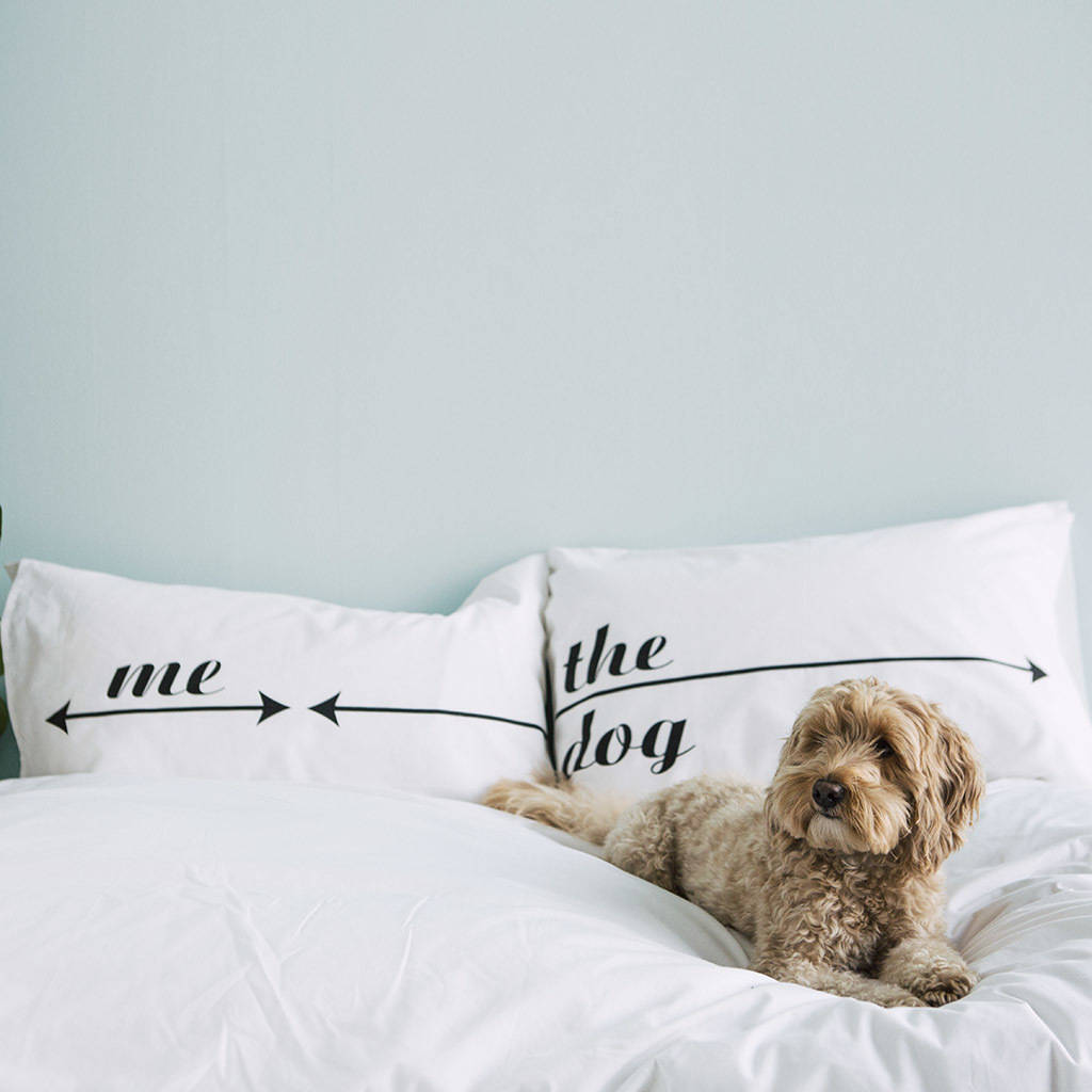 Dog pillowcase on sale