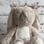 Personalised Light Brown Plush Bunny Rabbit, thumbnail 3 of 3