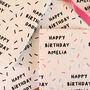 Sprinkle Party Personalised Birthday Wrapping Paper, thumbnail 5 of 7